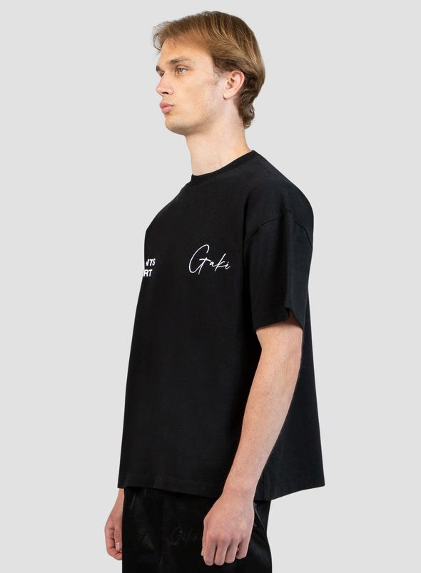 Geoffrey Gaké VDS Box Fit T-shirt Black
