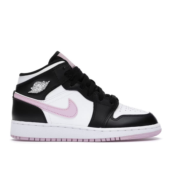 Jordan 1 Mid White Black Light Arctic Pink