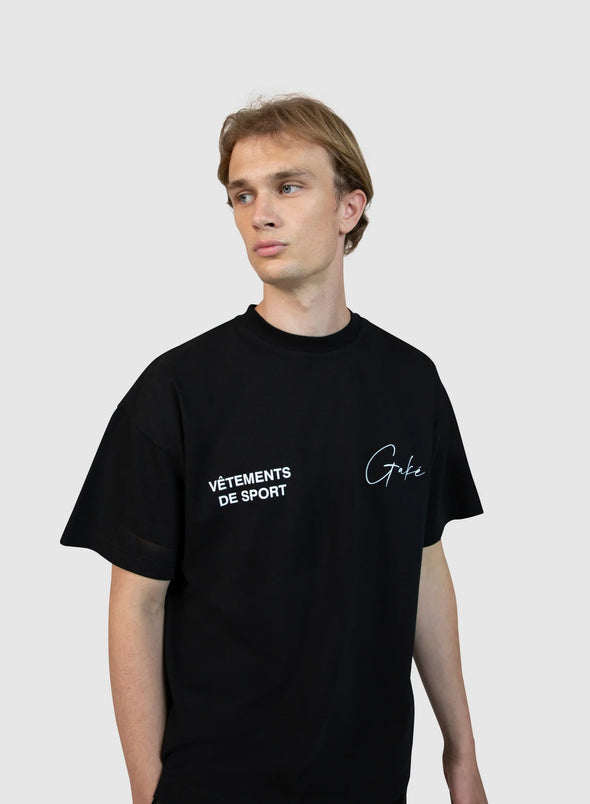 Geoffrey Gaké VDS Box Fit T-shirt Black