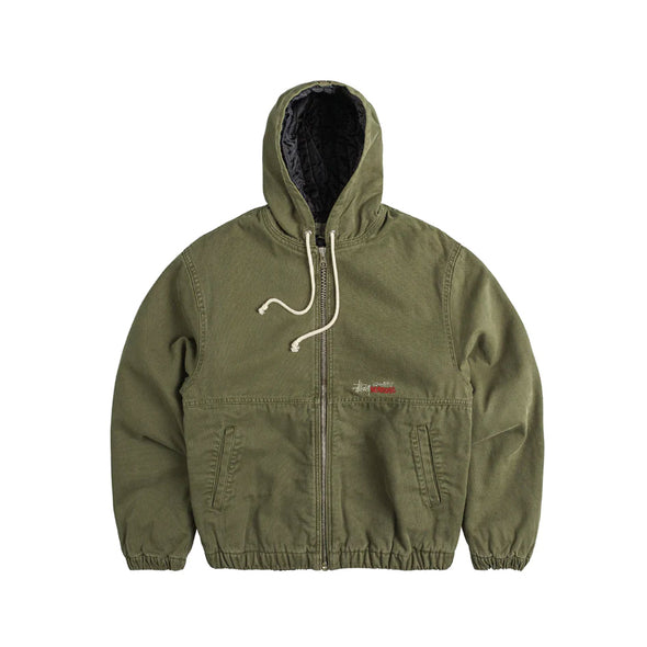 Stüssy Canvas Insulated Work Jacket Olive Drab