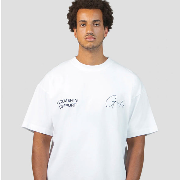 Geoffrey Gaké VDS Box Fit T-shirt White