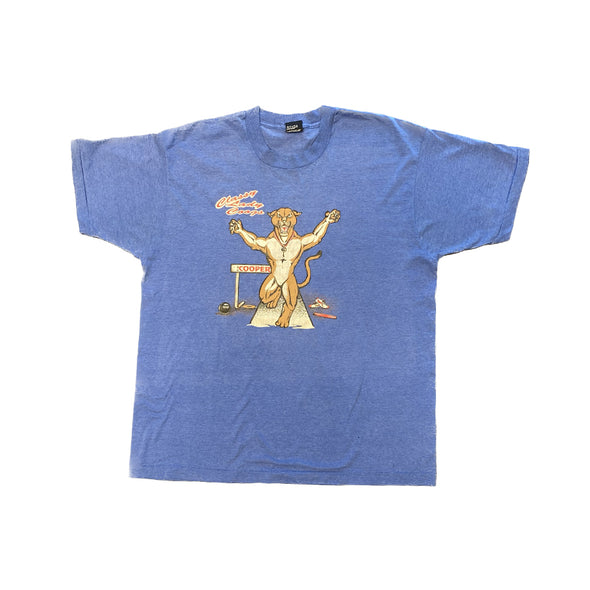 T-shirt vintage bleu Classy Lady « Cooper Run »