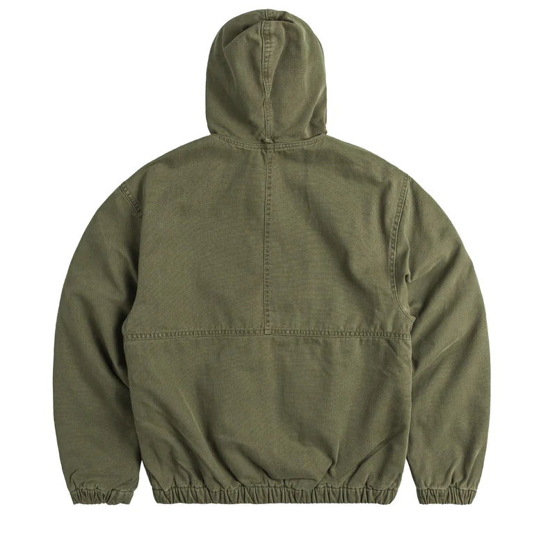Stüssy Canvas Insulated Work Jacket Olive Drab – De Makers Gallery