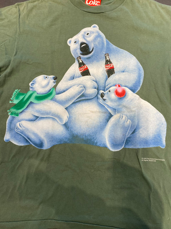 Coca Cola Icebear Vintage T-Shirt 1995