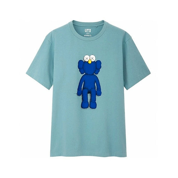 KAWS x Uniqlo blauw BFF-T-shirt