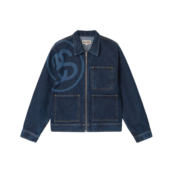 Stüssy SS-Link Zip Work Jacket One Wash